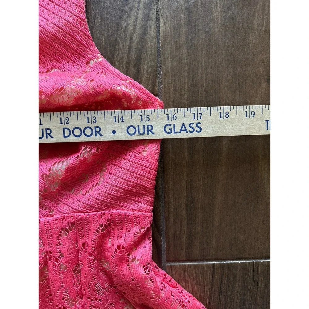 Free People Lace Rocca Dress Dusty Rose Pink Sleeveless Open Back Dress Sz Med - Picture 5 of 9